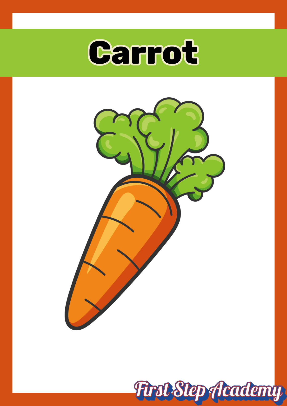 Vegetable Garden Vocabulary Cover